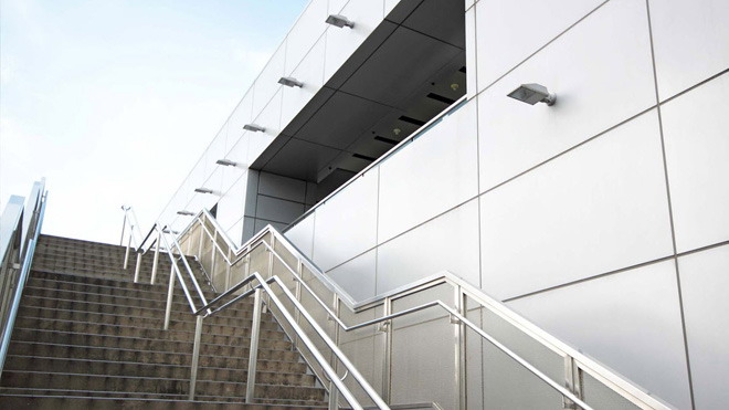 楼梯背景图片 现代化商务建筑PPT背景图片