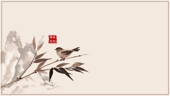 水墨画背景图片 11张古典水墨中国风PPT背景图片免费下载