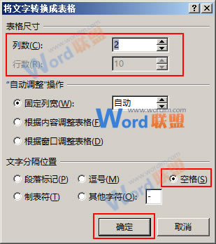 文本转换成表格 将Word2013中的文本转换为表格