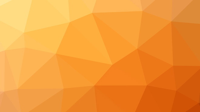 橙色背景图片 橘黄色多边形PPT背景图片