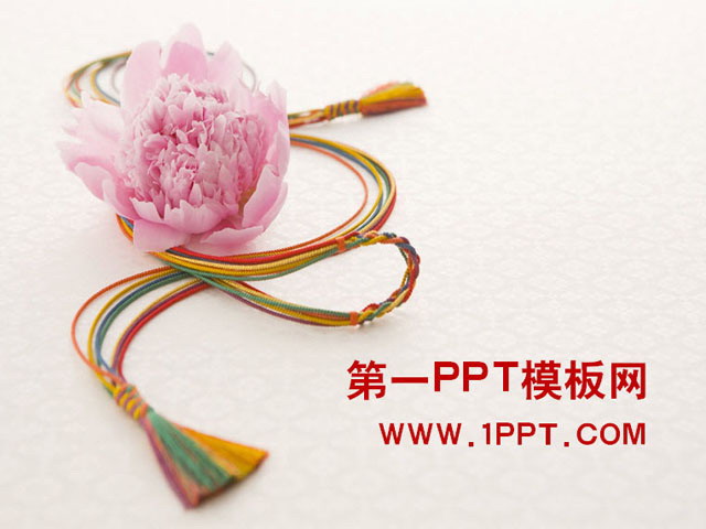 唯美、淡雅幻灯片模板 淡雅唯美的中国风PPT模板下载
