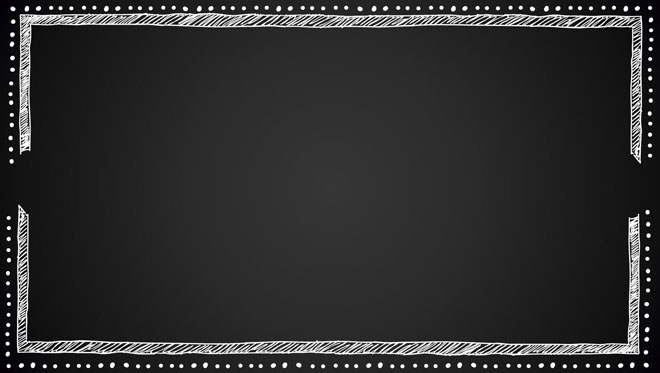 黑色背景图片 黑色粉笔黑板PPT边框素材