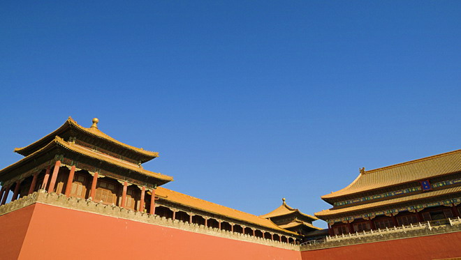 古建筑幻灯片背景图片 10张中国古建筑PPT背景图片