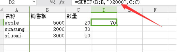 sumif函数的使用方法 Sumif函数在Excel中的使用方法