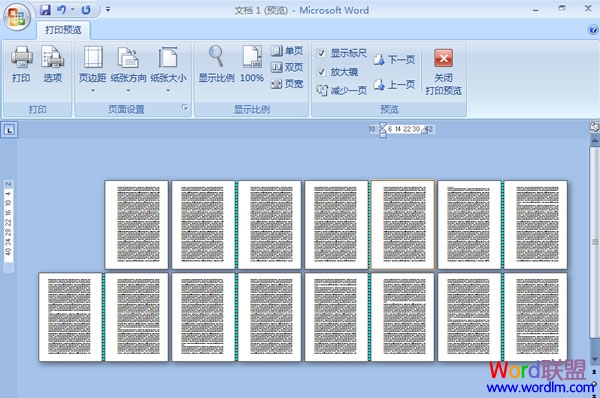 Word文档中如何对称页边距双面打印 Word2007文档中如何对称页边距双面打印