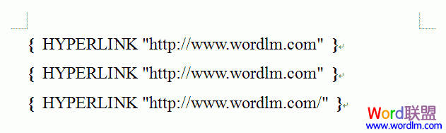 word超链接 Word2003超链接出现{ HYPERLINK "http://xx/" }